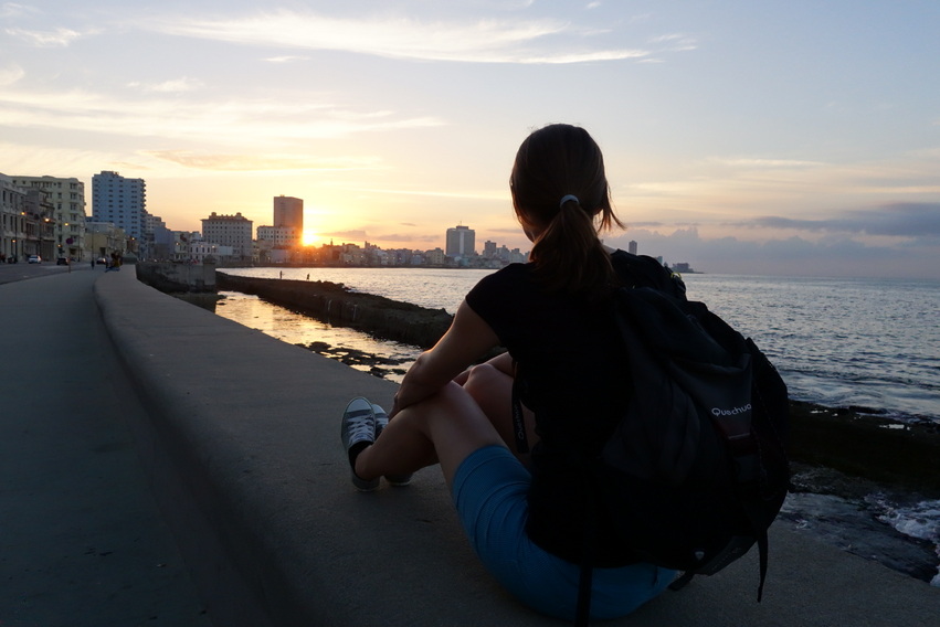 Sonnenuntergang Malecon Kuba