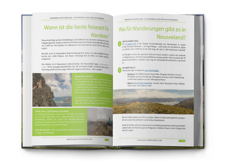 eBook Wandern in Neuseeland