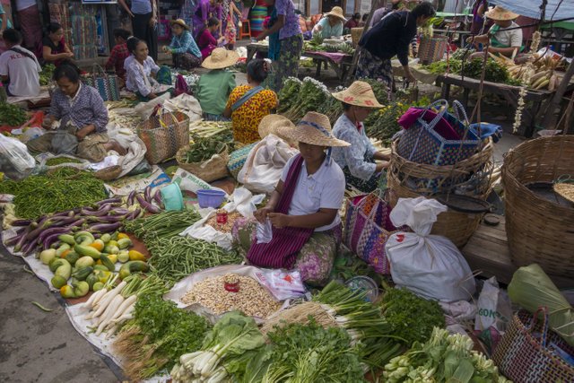 Inle See Myanmar Markt