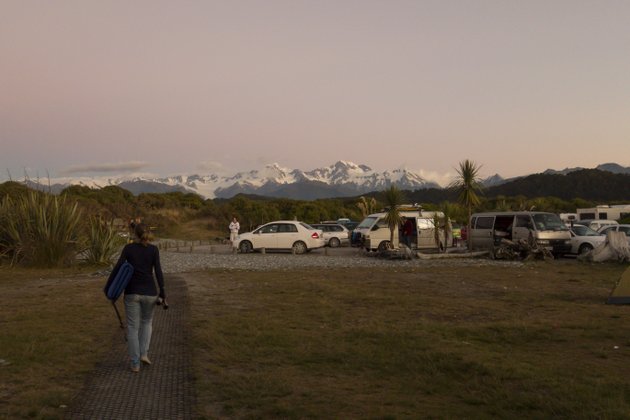 Gillespies Beach Campingplatz Roadtrip Neuseeland