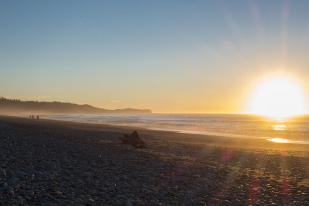 Neuseeland Campingplatz Roadtrip Gillespies Beach