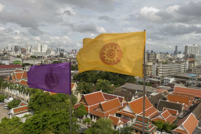 Bangkok Sehenswürdigkeiten Blick vom Golden Mount Tempel