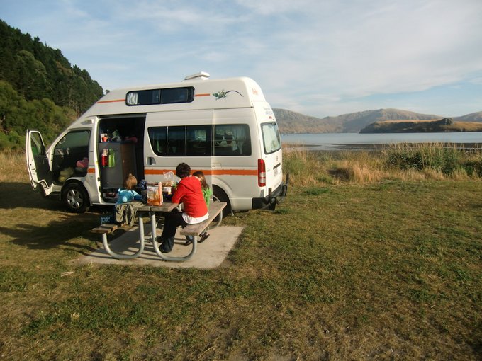 Freedom Camping Neuseeland Banks Peninsula