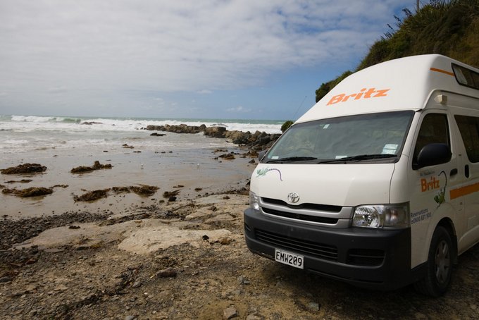 Freedom Camping Neuseeland bitte mit Vorsicht