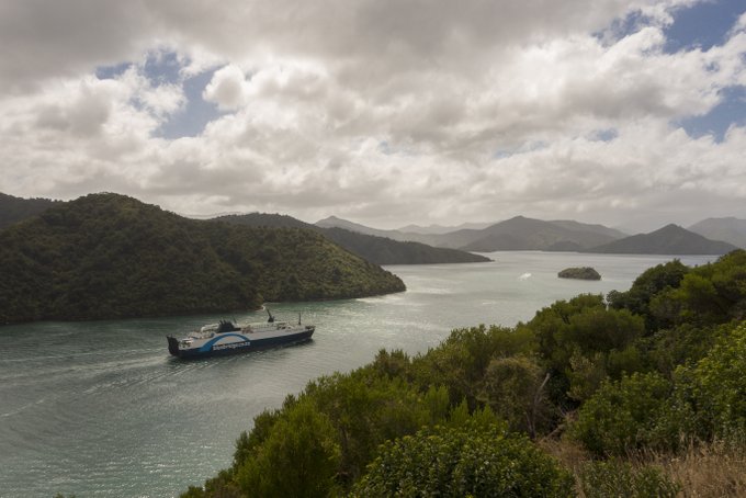 Neuseeland Reiseroute Südinsel Fähre von Picton
