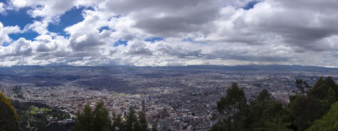 Reisekosten Kolumbien Blick vom Monserrate Bogotá