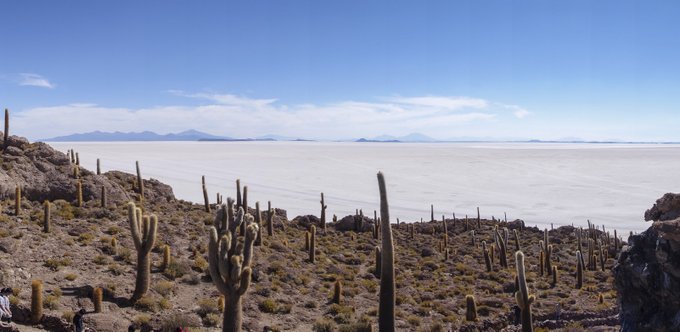 Salar de Uyuni in Bolivien