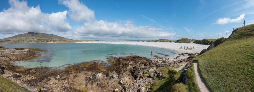 Connemara Strand Dog`s Bay Panorama