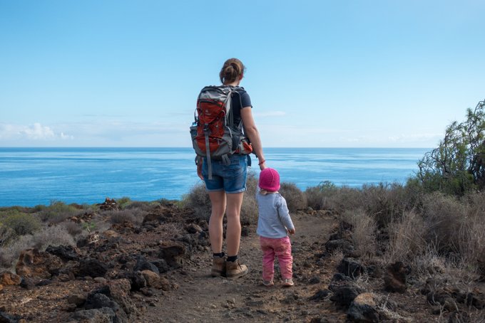 Wandern mit Kind auf Teneriffa Malpais de Güimar