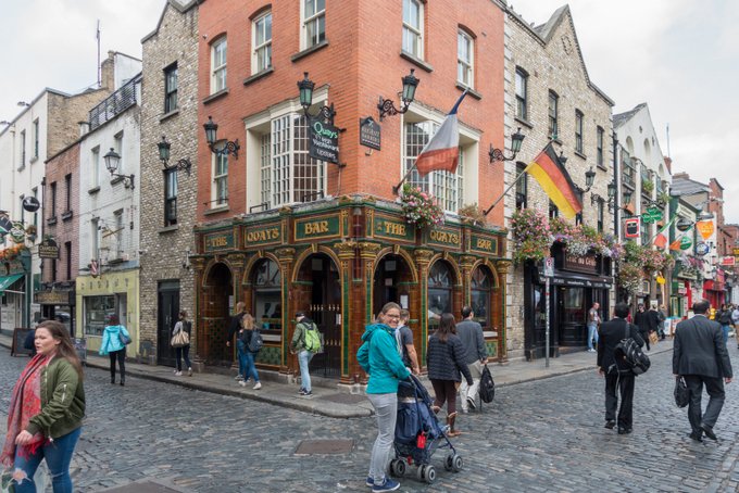 Roadtrip Irland Kleinkind Dublin Temple Bar