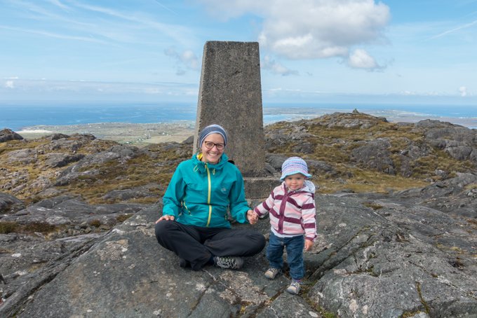 Roadtrip Irland Kleinkind Wanderung