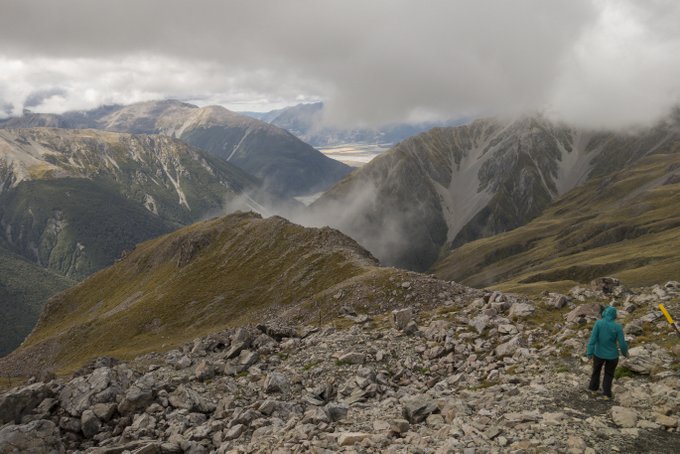 Wandern in Neuseeland Avalanche Peack