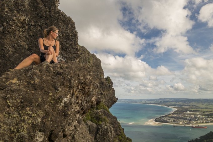 Wandern in Neuseeland Mt Manaia Track Aussicht