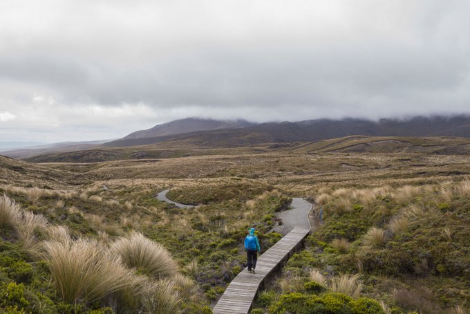 Wandern in Neuseeland Tongariro Nationalpark