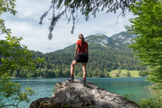 Wandern in Tirol Aussicht Hintersteiner See