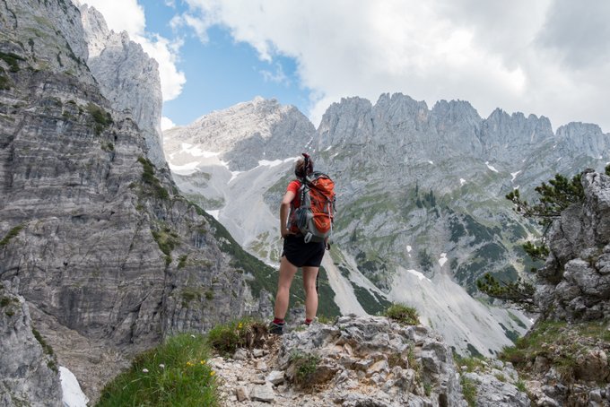 Wandern in Tirol Aussicht Wilder Kaiser