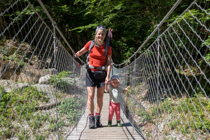 Wandern in Tirol Grießbachklamm mit Kindern