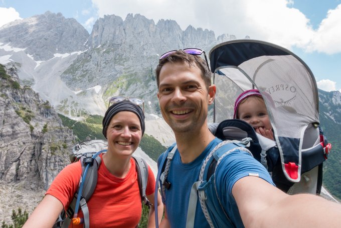 Wandern mit der Osprey Kraxe Praxistest