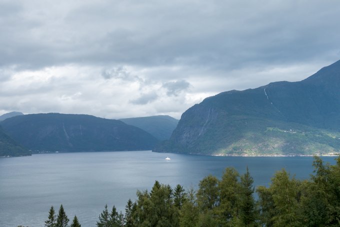 Reiseroute Norwegen 2 Wochen Ausblick auf Utne
