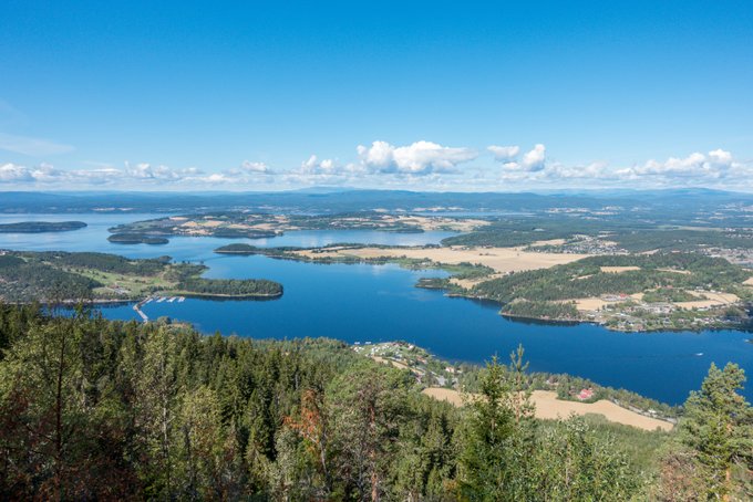 Reiseroute Norwegen Wanderung Aussichtspunkt Königliche Aussicht