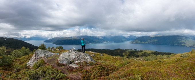 Wanderung Sognefjord Panorama