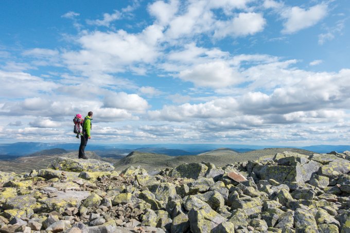 Fotospots Norwegen Auf dem Gaustatoppen