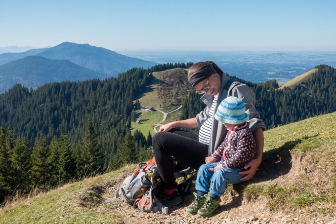 Wanderung Hinteres Hörnle mit Kleinkind