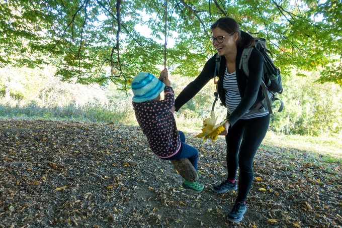 Wanderung auf das Hörnle mit Kleinkind