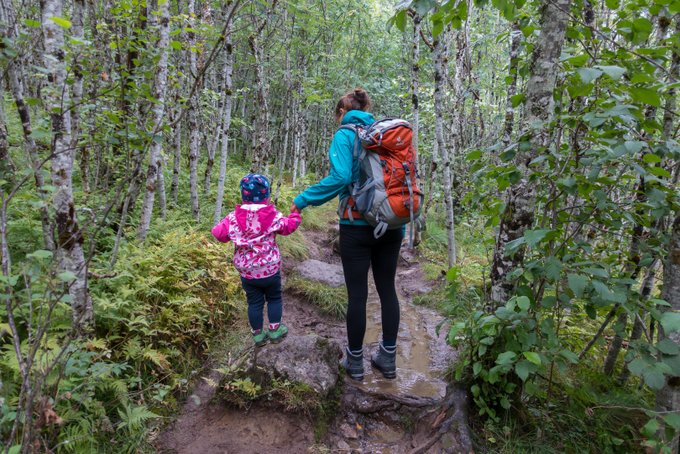 Wandertag mit Kleinkind Matsch