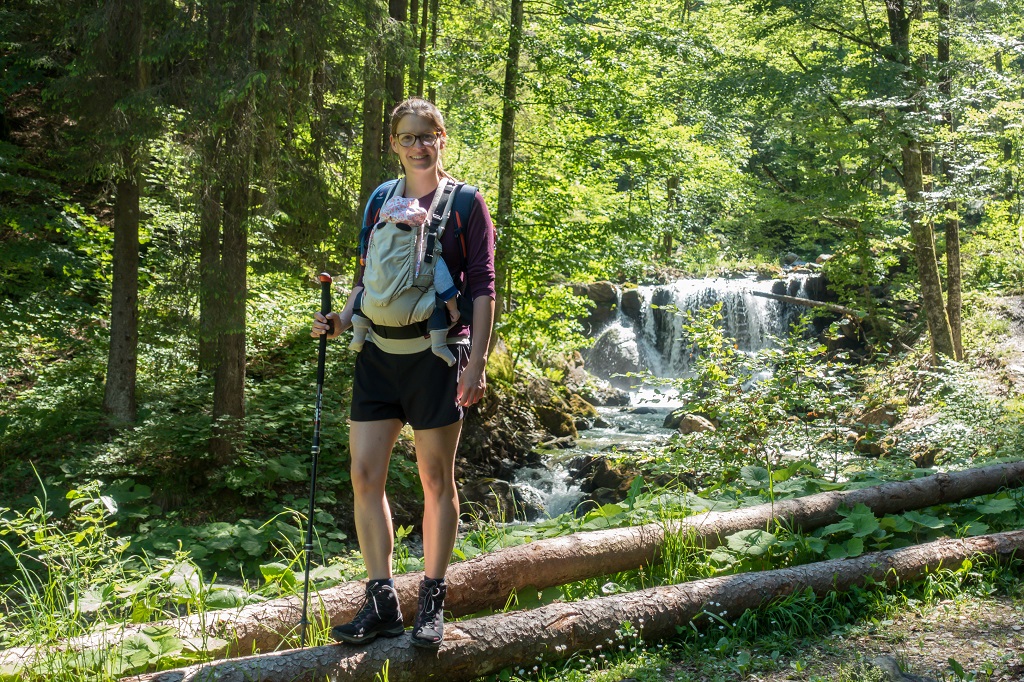 Fullbuckle Babytrage Wandern mit Baby