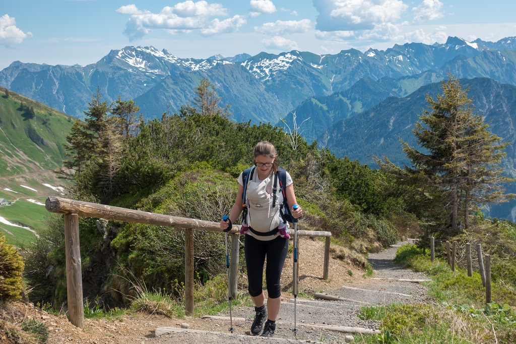 Manduca Babytrage beim Wandern