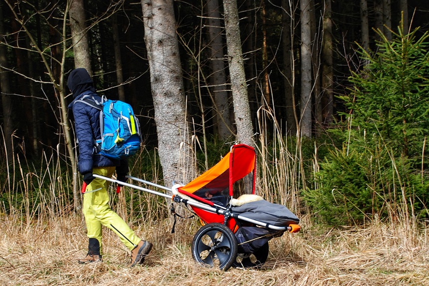 Hike Kid Outdoor Kinderwagen im Einsatz
