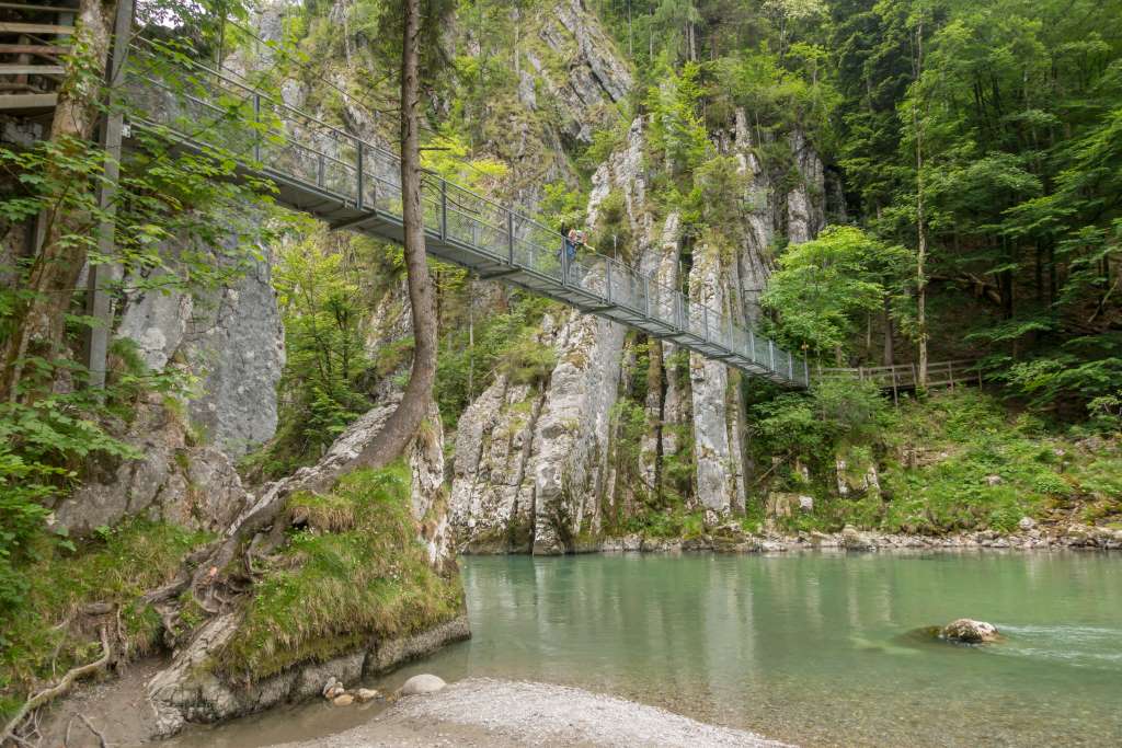 Hängebrücke Entenlochklamm Chiemsee