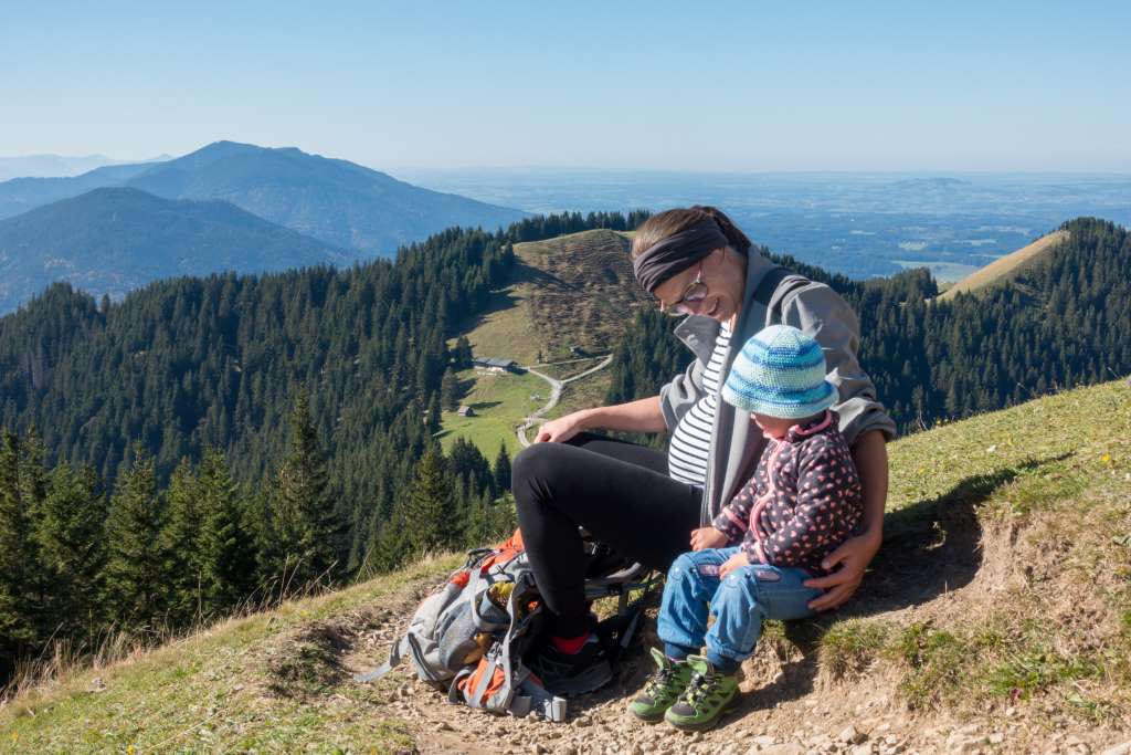 Wandern Schwangerschaft Ausblick