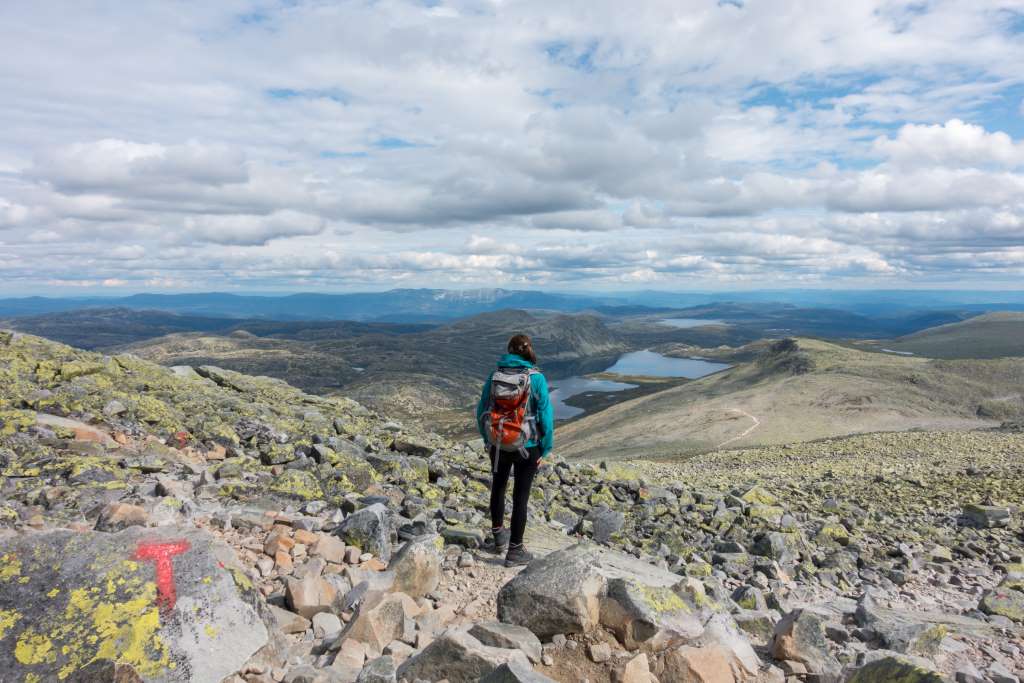 Wandern in Norwegen und schwanger