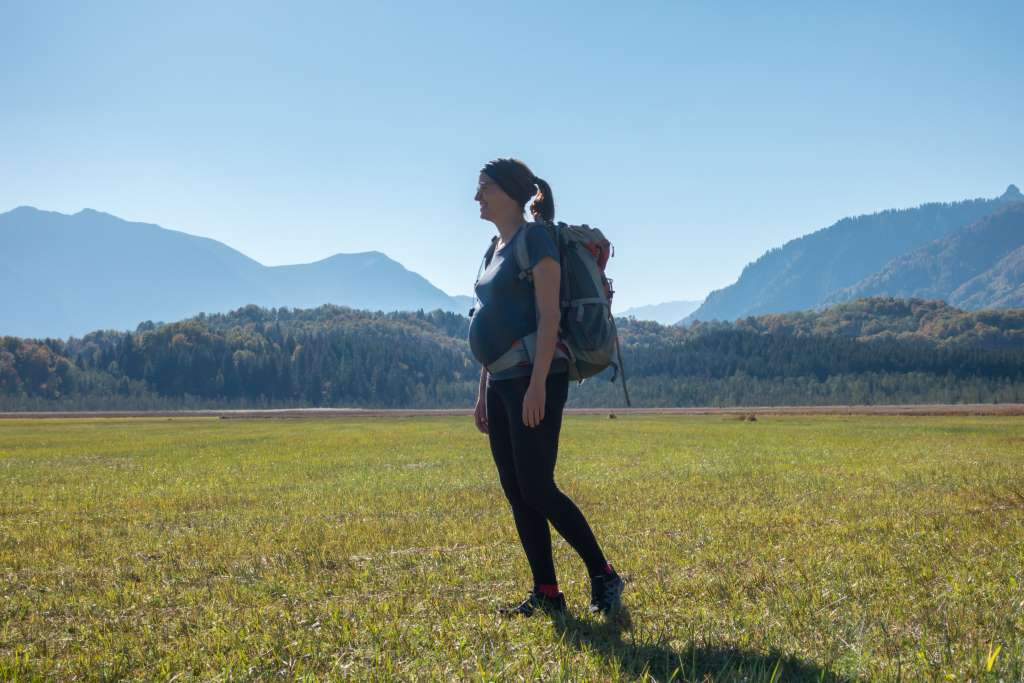 Wandern in der Schwangerschaft hebt die Laune