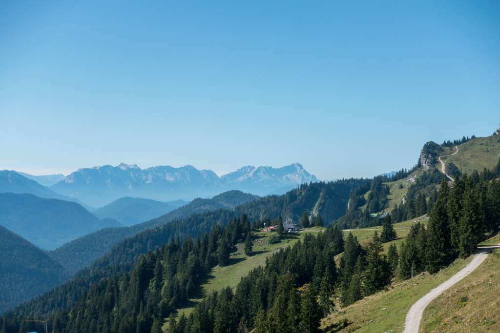 Blick Zugspitze vom Brauneck