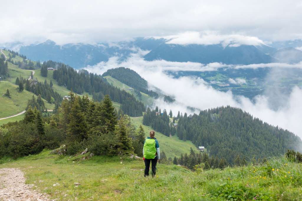 Blick vom Brauneck Höhenweg