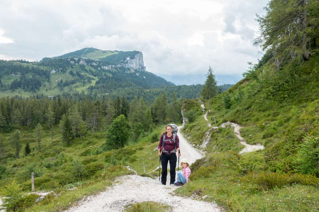 Wanderung Straubinger Haus vom Parkplatz Steinplatte