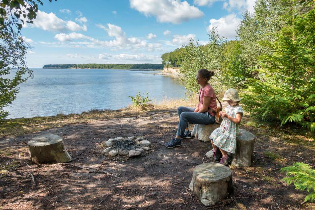 Wandern auf Falster mit Kindern