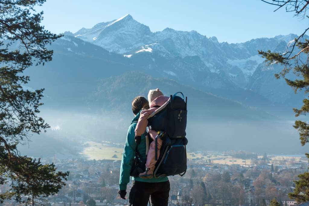 Wandern Winter Kraxe Kleidung