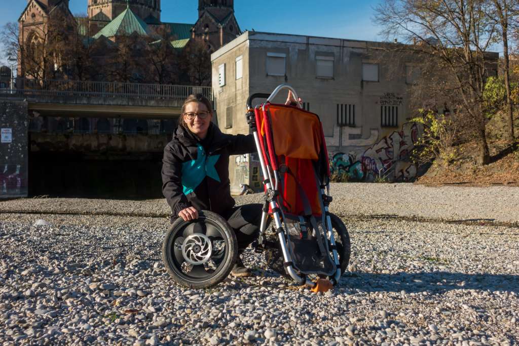 Abnehmbare Räder Outdoor Kinderwagen Hike Kid