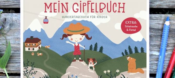 Gipfelbuch für Kinder I Wandertagebuch „Mädchen“