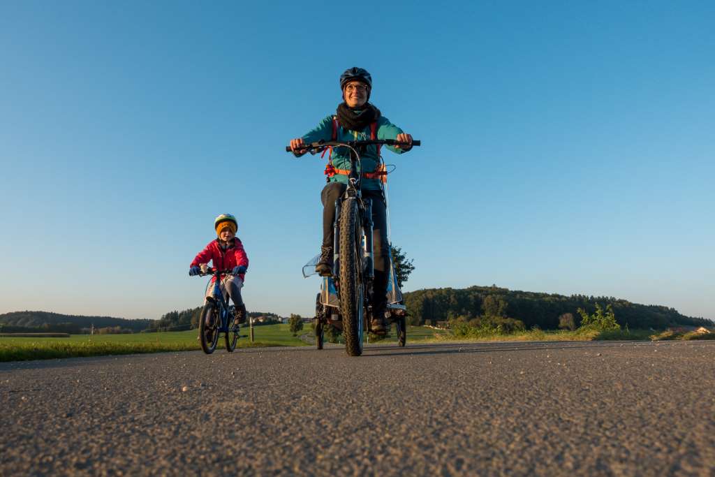 Auf dem Wasserburger Radrundweg mit Kindern - a daily travel mate