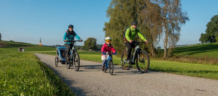 Auf dem Wasserburger Radrundweg mit Kindern