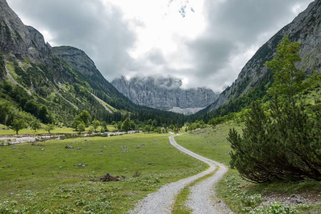 Aufstieg Falkenhütte Laliderertal