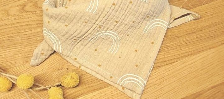 Halstuch Rainbow Sand für Draußen-Kinder – 100% Bio-Baumwolle