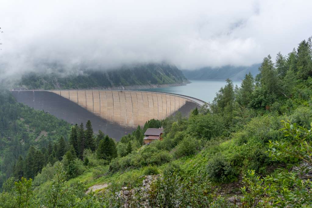 Schlegeisspeicher Stausee Start Hüttentour Zillertaler Alpen