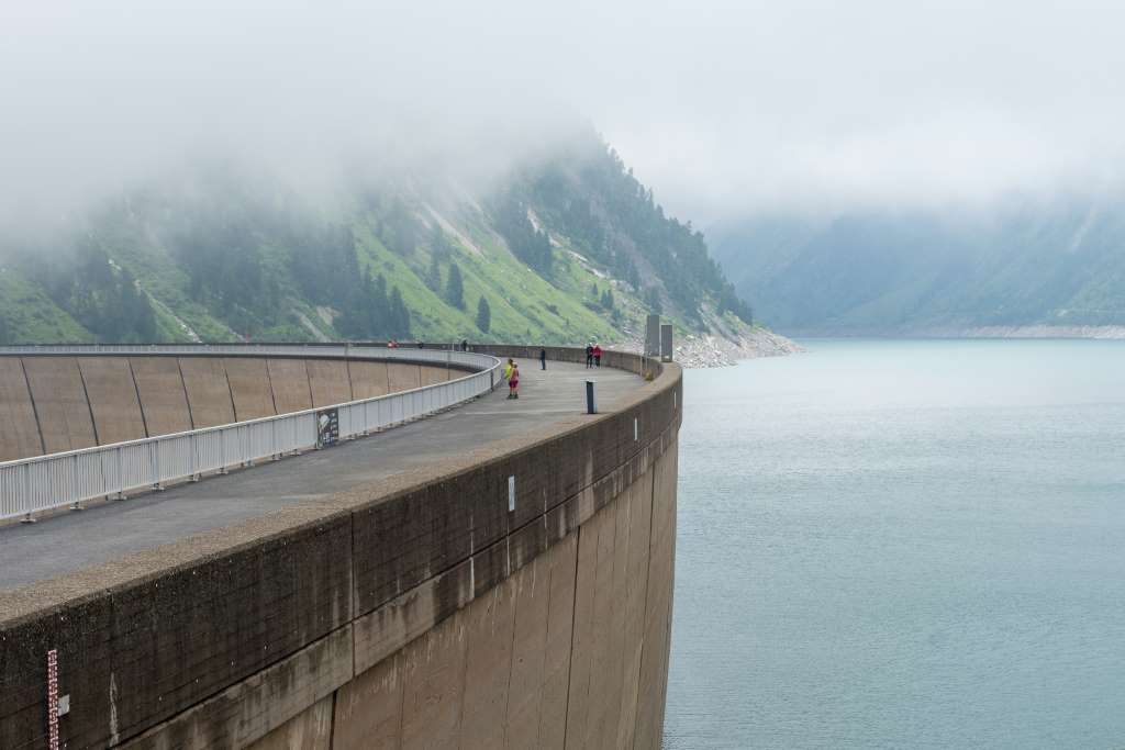 Staumauer Schlegeisspeicher
