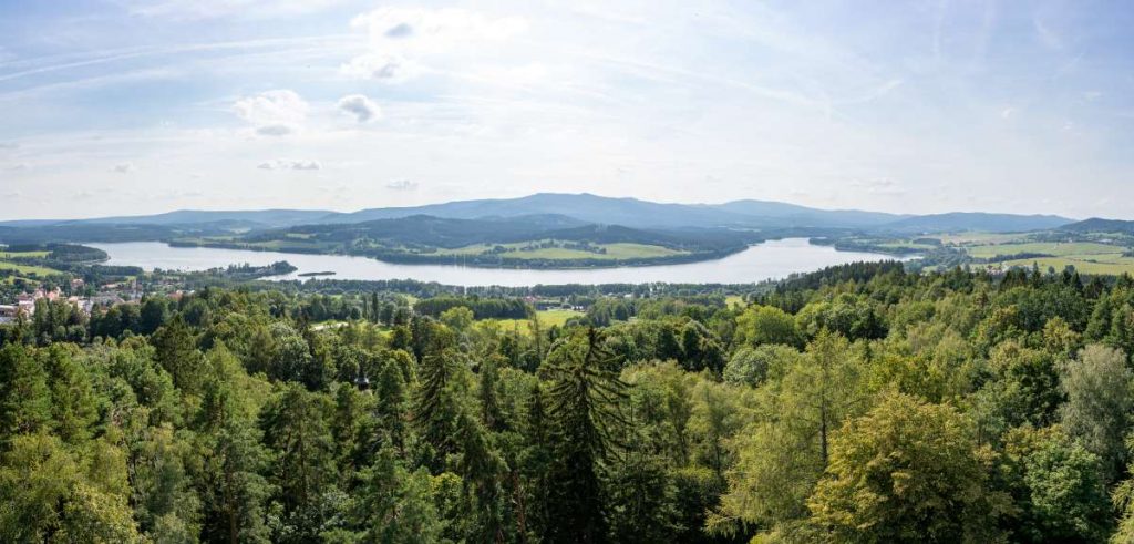 Aussichtsturm Rozhledna Dobrá Voda Aussicht